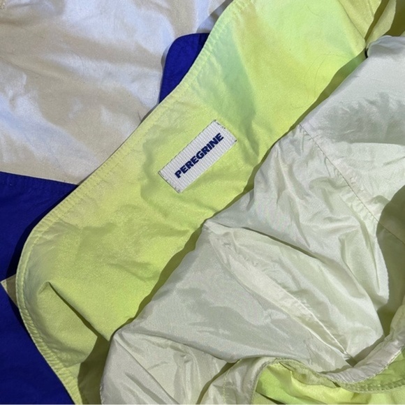 Vintage Peregrine Neon Pullover Light Jacket Coat men’s large qw - Picture 4 of 8